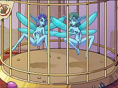 Two Female Pixies Fuck in a Cage - Innocent Witches Gameplay