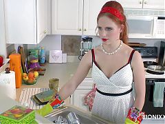 Bionixxx Rosie the Domestic Fembot with Ashley Fires and Sarah Strawberries